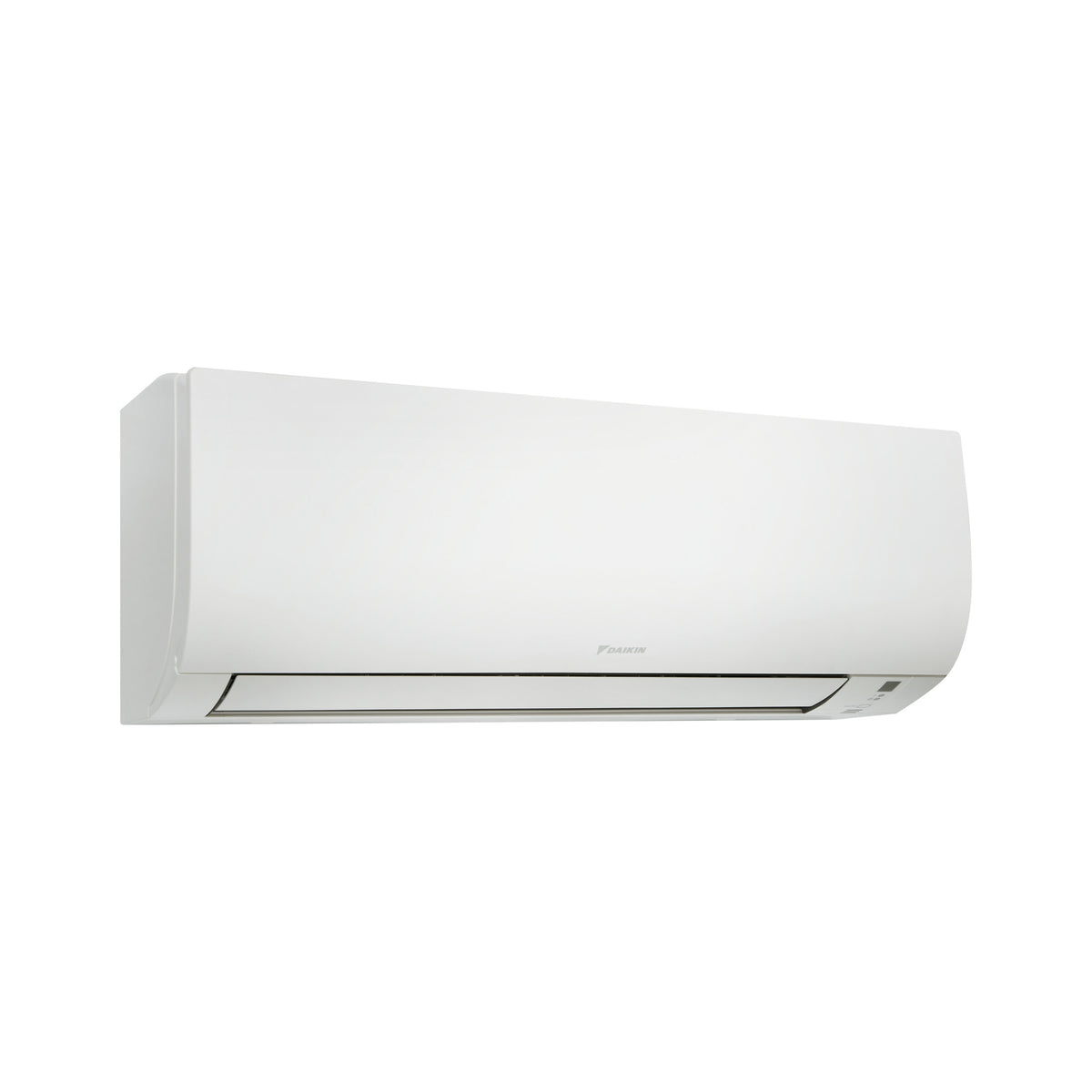 DAIKIN Comfora Nepura Biela FTXTP25A — nástenná klimatizácia, bočný pohľad zľava