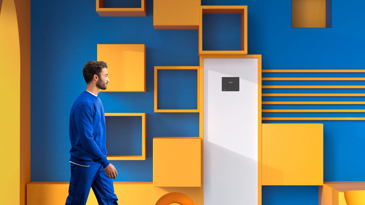 SAMSUNG EHS Mono HT 8 kW – 260 l · 1 zóna, 3f — ClimateHub v interiéri, pohľad zboku