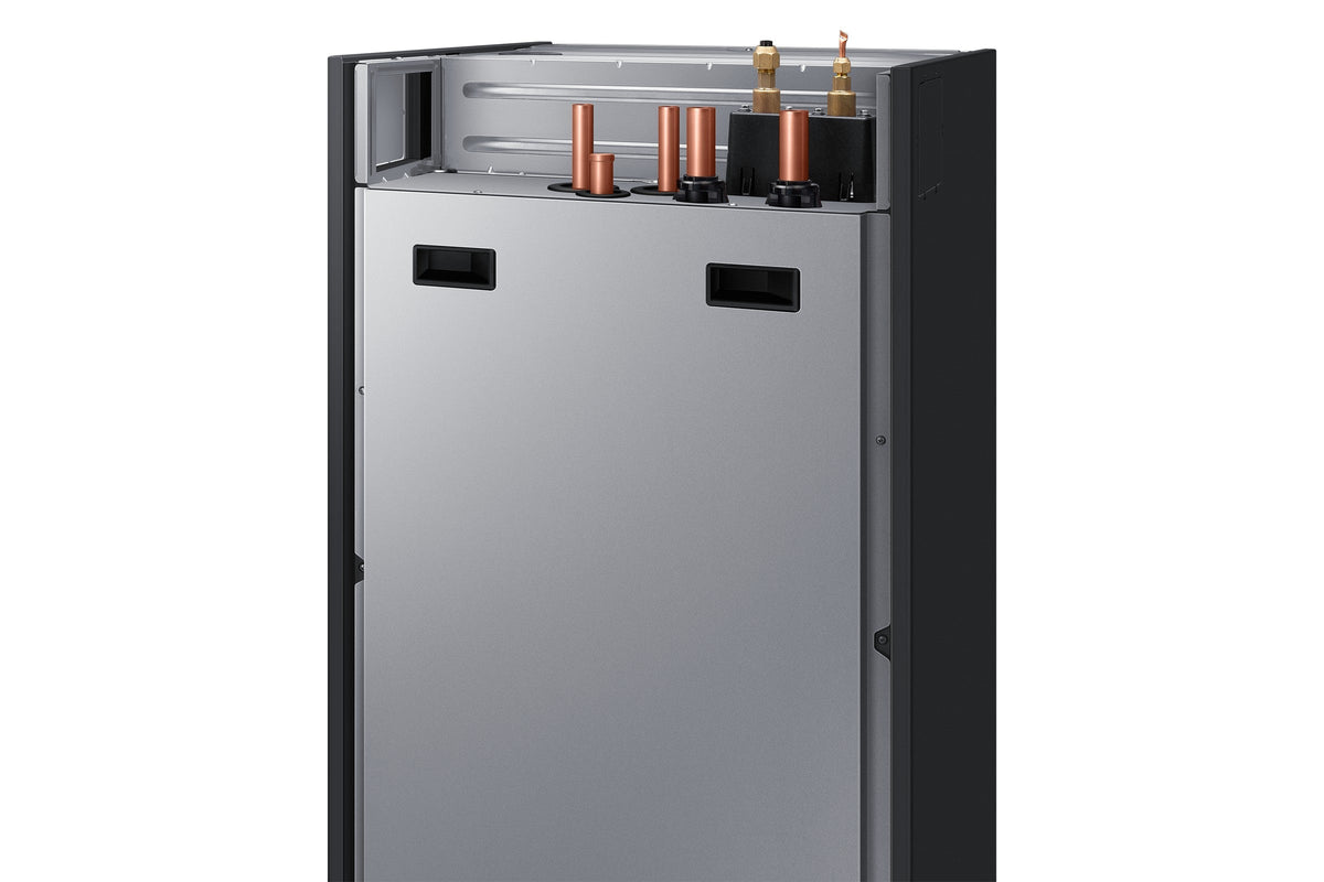 SAMSUNG EHS Split 9 kW – 200 l · 1 zóna — detail prípojok na hornej strane