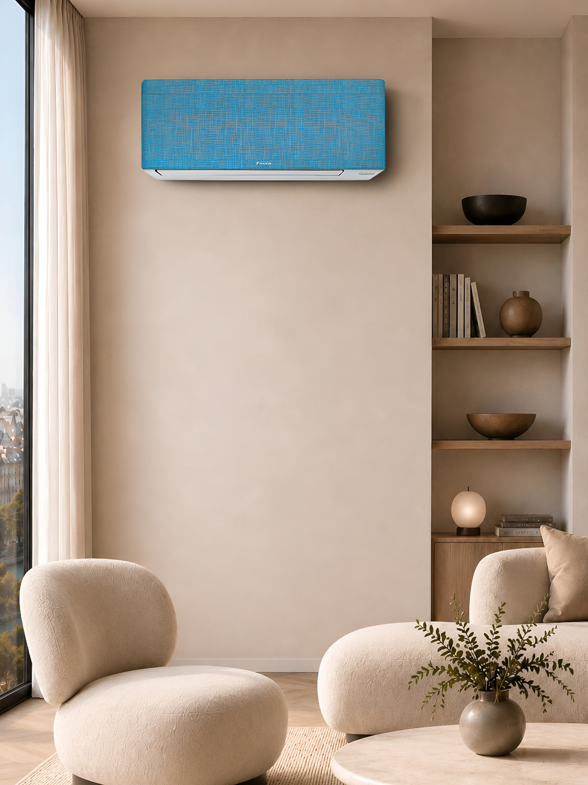 DAIKIN Stylish Modrá Látka FTXA42DC