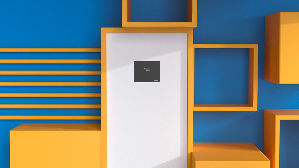 SAMSUNG EHS Mono HT 12 kW – 200 l · 2 zóny, 3f — displej AI Home na ClimateHub zblízka