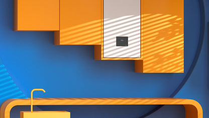 SAMSUNG EHS Mono HT 14 kW – Bez zásobníka · 1 zóna, 3f — hydro jednotka AI Home nad pultom zblízka