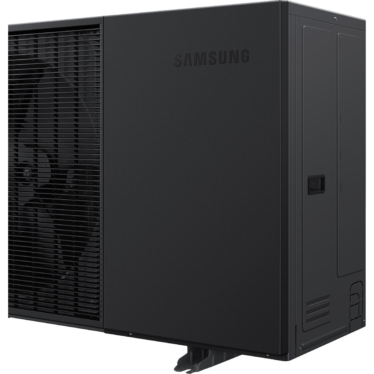 SAMSUNG EHS Quint vonkajšia jednotka 12,5 kW 1f — detail loga a bočného panela