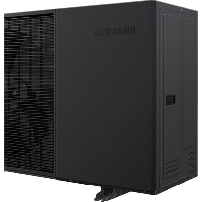 SAMSUNG EHS Quint vonkajšia jednotka 12,5 kW 3f — detail loga a bočného panela